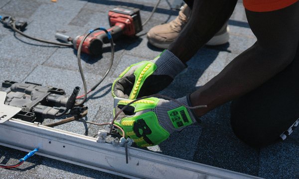 Solar electrical installation work